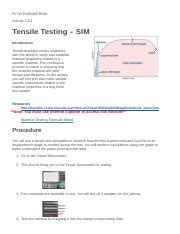 2.3.2 tensile testing sim answer key|Activity 2.3.2 .